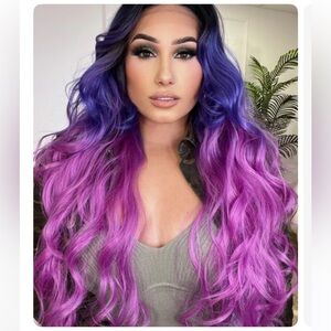 Lace frontal wig, brand new and never worn. High-quality synthetic